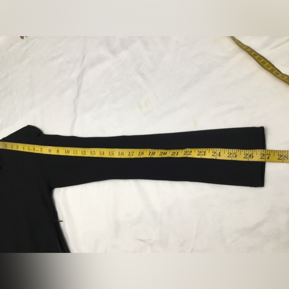 Zara Elegant Black Long Sleeve Dress - Picture 13 of 14